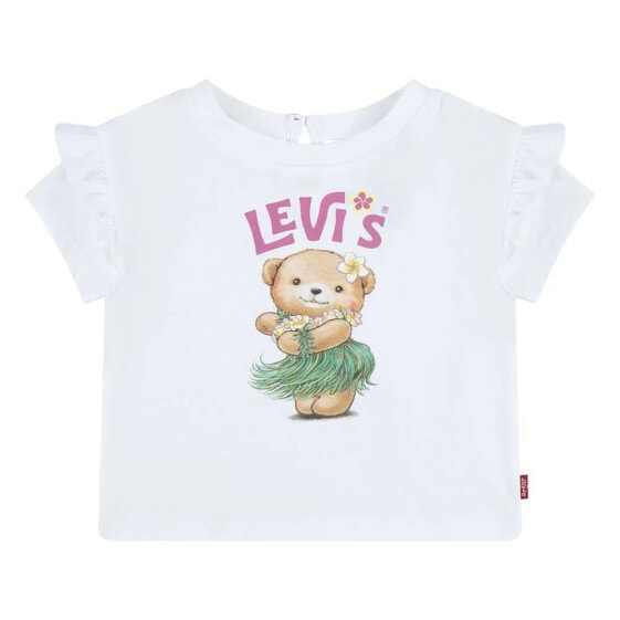 LEVI´S ® KIDS Hula Ruffle Shoulder short sleeve T-shirt