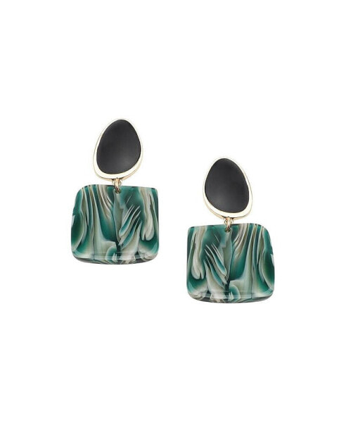 Women's Marble Drop Earrings