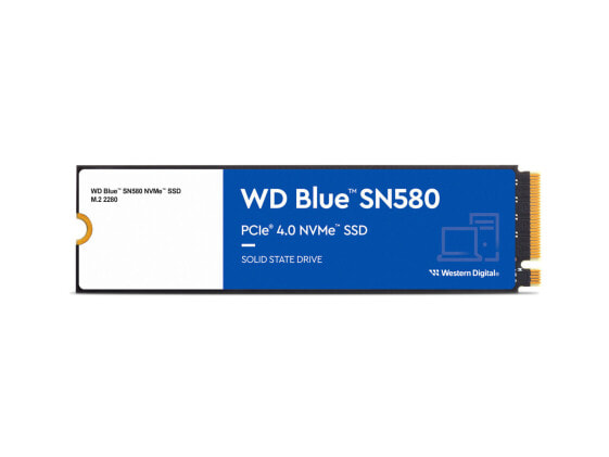 Western Digital WD Blue 2TB SSD SN580 M.2 2280 NVMe PCIe 4.0 TLC Internal Drive