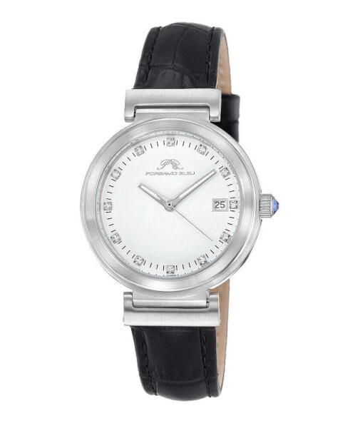 Часы Porsamo Bleu Dahlia Black Leather Watch