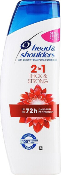 2in1Anti-Schuppen Shampoo und Conditioner "Thick & Strong"