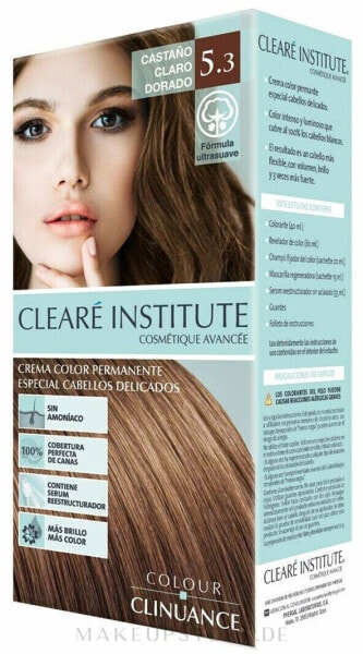 Permanente Haarfarbe - Cleare Institute Colour Clinuance 5.3