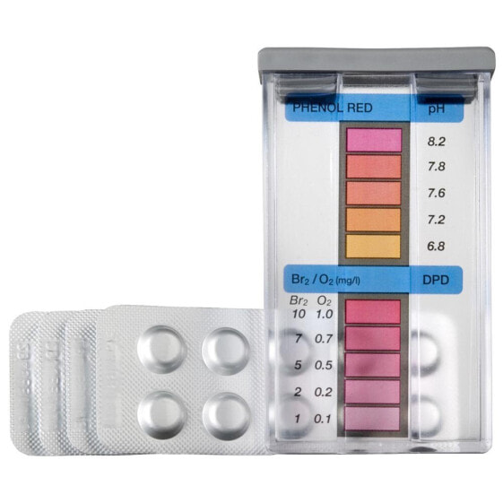 GRE Oxygen+Bromine+pH Test Kit With DPD4 Tablets