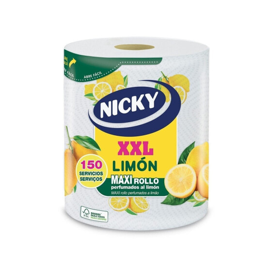 Бумажные полотенца для кухни Nicky Xxl Limón XXL Лимонный 150 штук