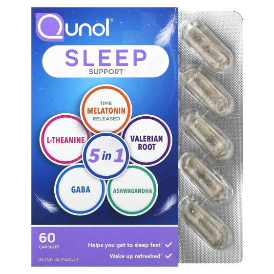 Поддержка сна Qunol, 60 капсул