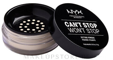 Gesichtspuder - NYX Professional Makeup Can't Stop Won't Stop Setting Powder Light