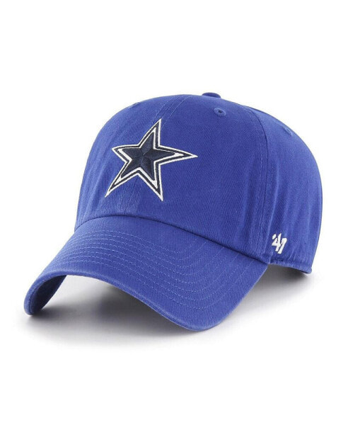 47 Brand Men's Royal Dallas Cowboys Secondary Clean Up Adjustable Hat