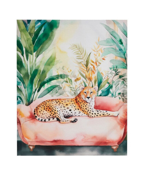 Jungle Feline Jungle Cheetah Canvas Wall Art