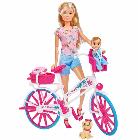 Кукла с велосипедом STEFFI LOVE