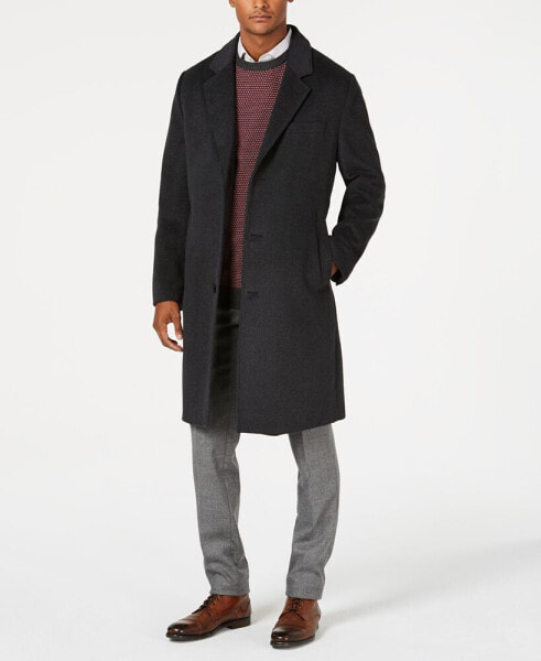 Men Signature Wool-Blend Overcoat