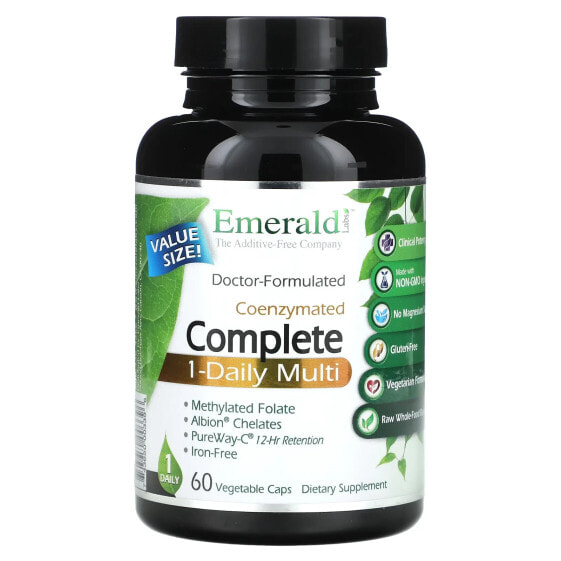 Витаминно-минеральный комплекс Emerald Laboratories CoEnzymated Complete 1 раз в день, 60 капсул