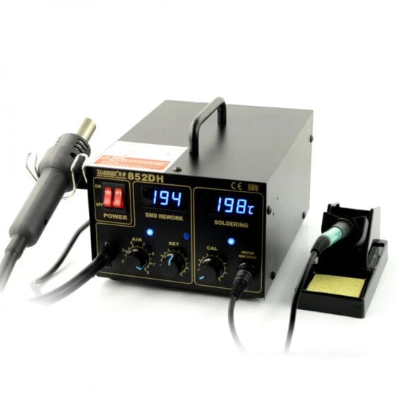 Soldering station hotair and tip-based 2in1 Zhaoxin 852DH - 75W