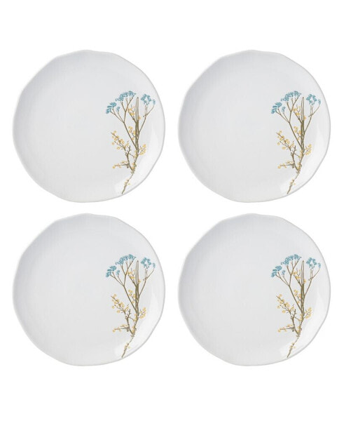 Wildflowers 4 Piece Dinner Plates, Service for 4