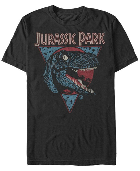 Jurassic Park Men's Retro Raptor Short Sleeve T-Shirt