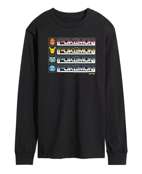 Men's Pokemon Long Sleeve T-shirt