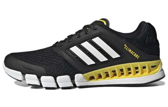 Кроссовки Adidas CC Revolution U Легкие, противоскользящие, износостойкие, низкие, унисекс, черно-бело-желтые