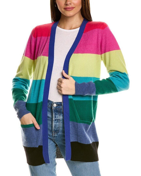 Scott & Scott London Rainbow Cali Wool & Cashmere-Blend Cardigan Women's