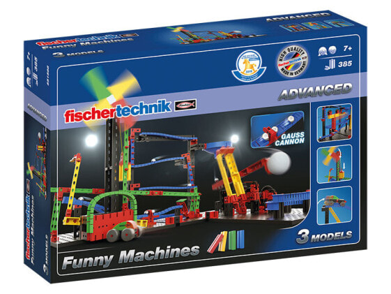 Конструктор электронный fischertechnik ADVANCED Funny Machines, 385 деталей, 7 лет+