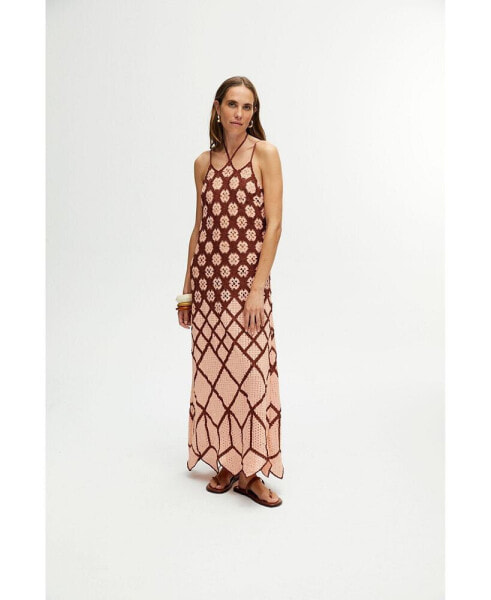 Women's Embroidered Long Dress