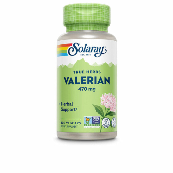 Пищевая добавка веган Solaray Валериан 100 штук