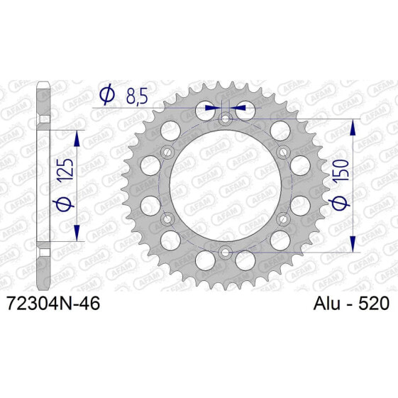 AFAM 72304N rear sprocket