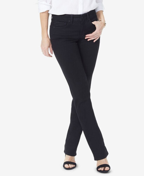 Petite Marilyn Tummy-Control Straight-Leg Jeans