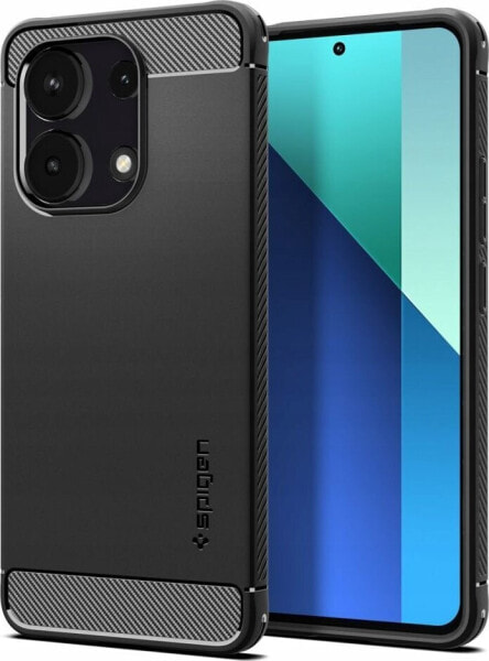 Spigen Spigen Rugged Armor, matte black - Xiaomi Redmi Note 13