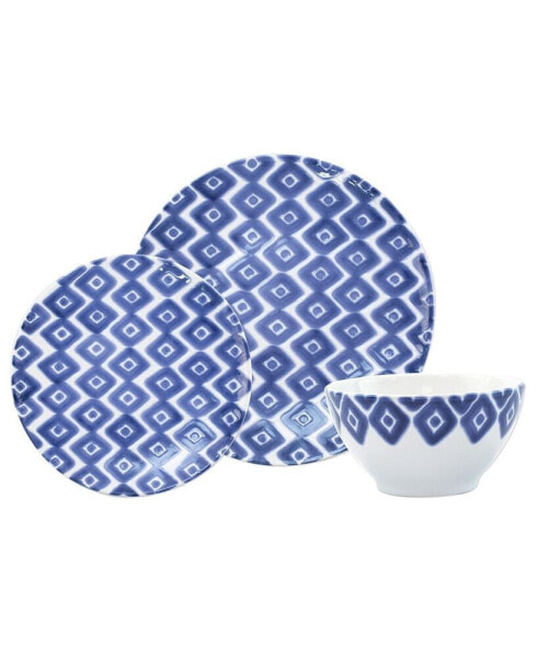 Santorini Diamond 3-Piece Place Setting