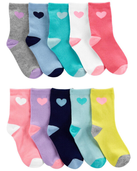 Kid 10-Pack Crew Socks 4-7