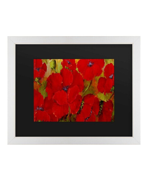 Masters Fine Art Poppies Matted Framed Art - 20" x 25"