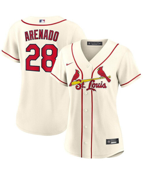 Women's Nolan Arenado Cream St. Louis Cardinals Alternate Replica Player Jersey