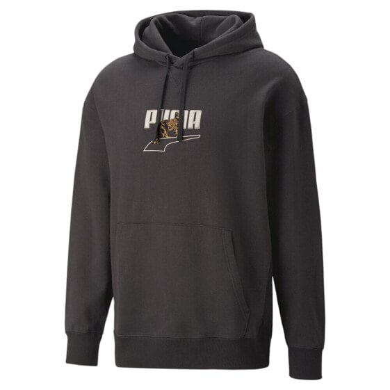 Худи Puma Downtown Graphic Pullover  Black
