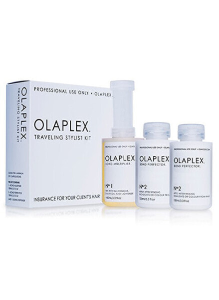 Особый уход для волос и кожи головы, Olaplex, Набор Traveling Stylist Kit для окрашенных или химически обработанных волос 3 x 100 мл