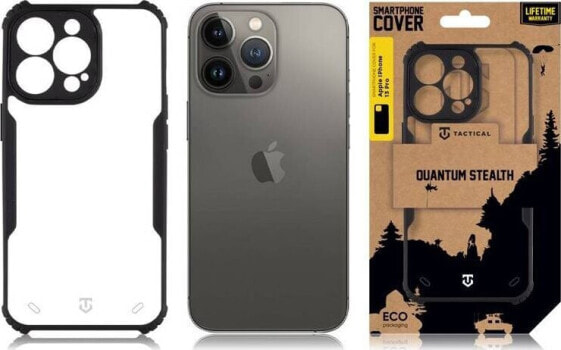 Tactical Tactical Quantum Stealth Cover for Apple iPhone 13 Pro Clear/Black standard