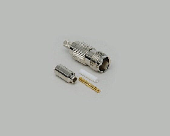 BKL Electronic 0405037/D - TNC - Silver - Brass - 75 ? - 11 g - 1 pc(s)