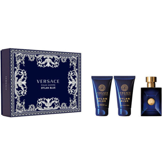 Мужской парфюмерный набор Versace EDT Dylan Blue 3 Предметы