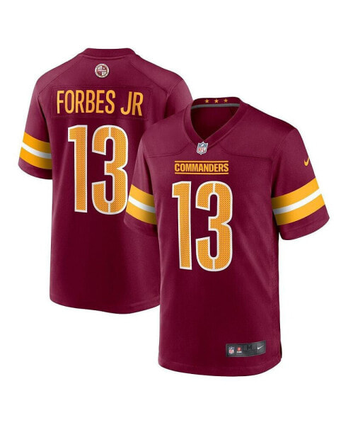 Men's Emmanuel Forbes Burgundy Washington Commanders 2023 NFL Draft First Round Pick Game Jersey