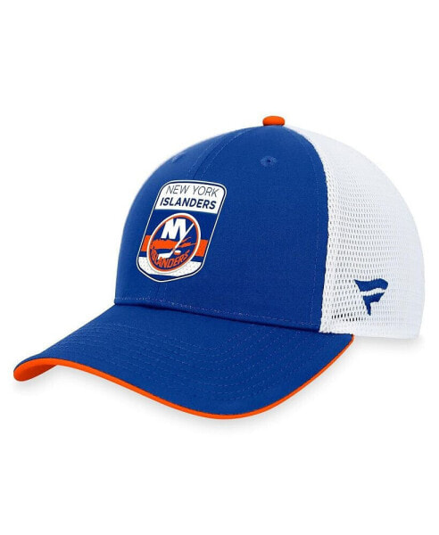 Men's Royal New York Islanders 2023 NHL Draft On Stage Trucker Adjustable Hat