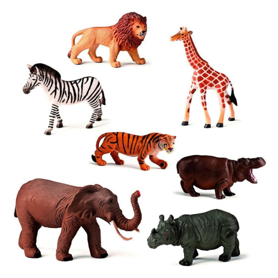 Фигурки Miniland Animal Figures Jungle 7 Units (Джунгли 7 единиц)