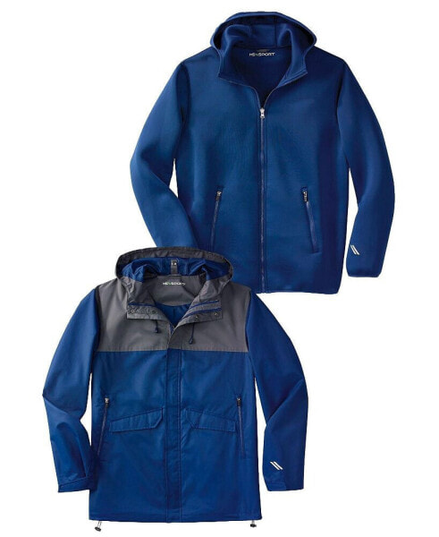 Куртка утепленная Kingsize KingSize big & Tall KS Sport 3-In-1 Trident - 3XL, полуночный синий