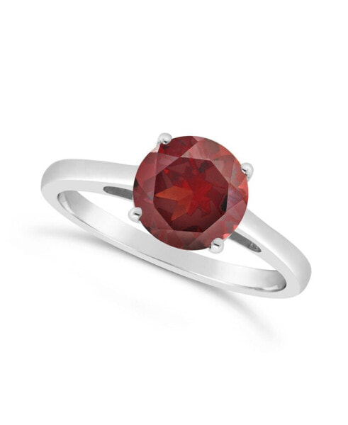 Garnet (2-1/3 ct. t.w.) Ring in Sterling Silver. Also Available in London Blue Topaz and Citrine