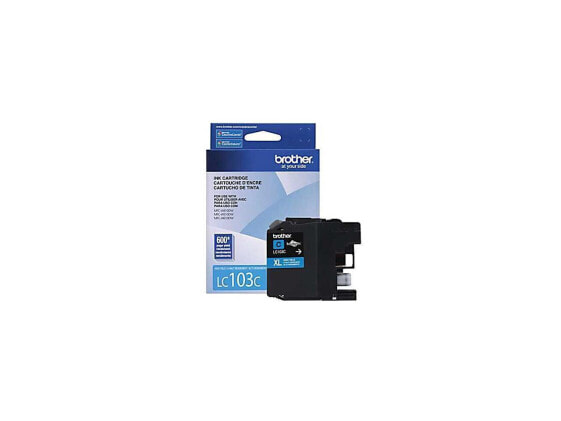 BROTHER INTERNATIONAL LC103C High Yield Cyan Ink Cartridge