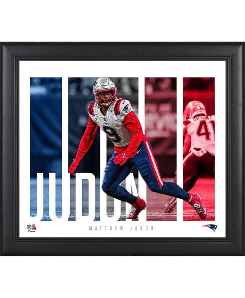 Matthew Judon New England Patriots Framed 15" x 17" Player Panel Collage