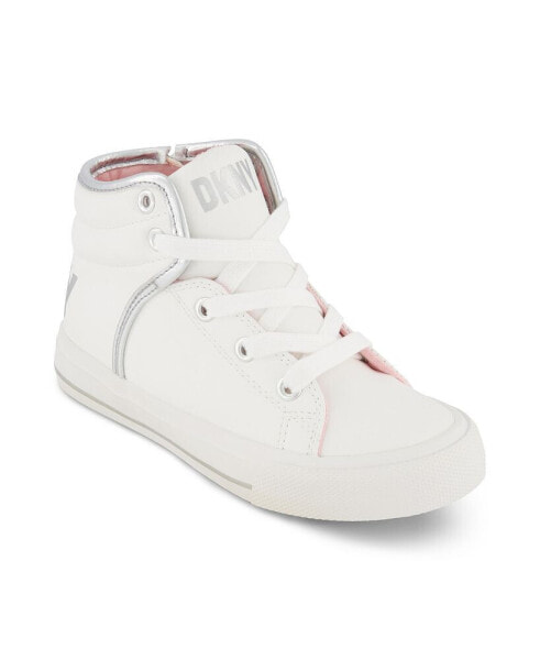 Little Girls Fashion Athletic High Top Sneakers