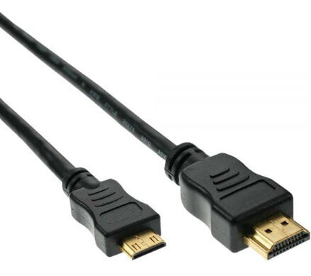 InLine HDMI mini cable - High Speed HDMI - AM/CM - gold plated - 0.5m