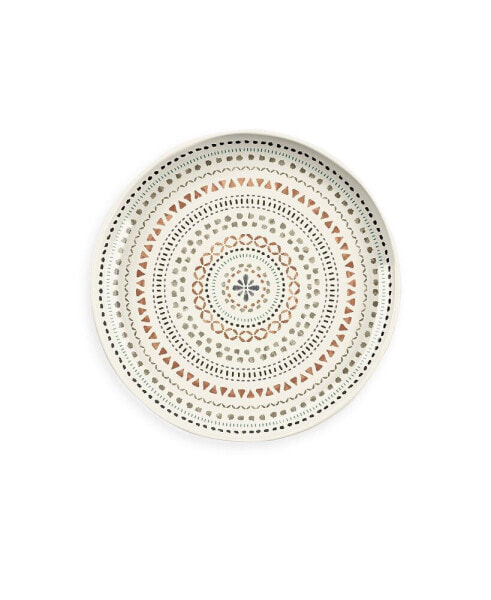 Салатник TarHong Mandala Desert Матовый растительный, 6 шт. 8,5"