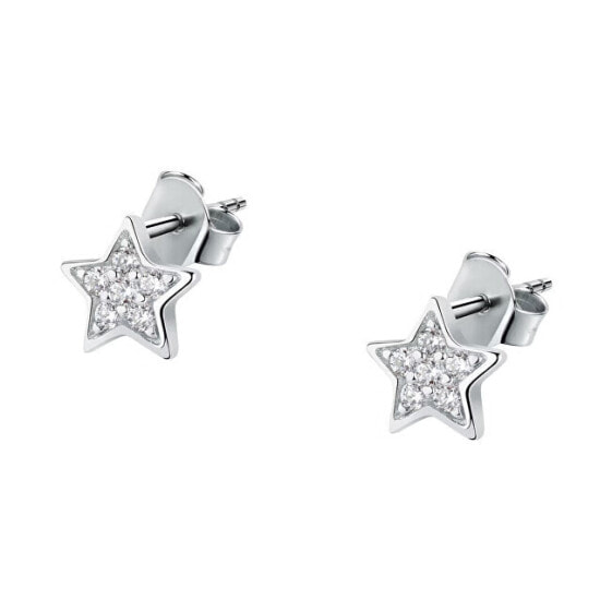 Beautiful silver earrings Stars Silver LPS01AWV19