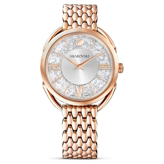 Swarovski Armbanduhr Crystalline Glam Uhr Metallarmband Rosefarben Rosegold Legierungsschicht PVD Finish 5452465