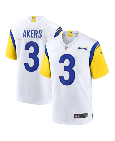 Men's Cam Akers White Los Angeles Rams Game Jersey