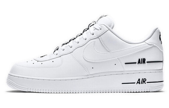 Nike Air Force 1 Low 07 'Double Air' 防滑耐磨 低帮 板鞋 男女同款 黑白 / Кроссовки Nike Air Force CJ1379-100